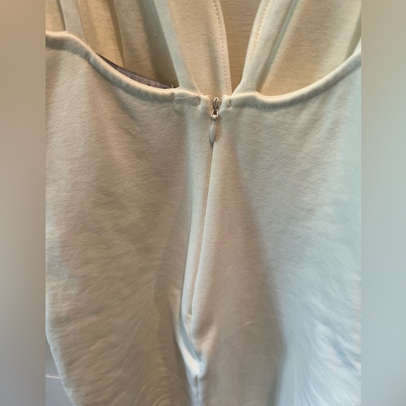Lulu’s Elegant White Sleeveless Dress, size small, bodycon, summer, hot, EUC - Picture 3 of 7